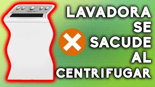 Lavadora Electrolux ✅ se SACUDE y GOLPEA al CENTRIFUGAR ☹️