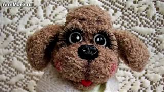 Амигуруми: схема Собачки Джерри. Игрушки вязаные крючком. Free crochet patterns.