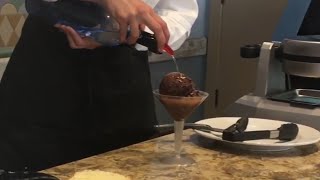 Ice cream Martini from the France Pavilion