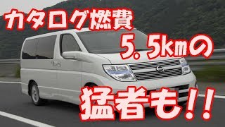 カタログ燃費5.5kmの猛者も! 燃費が悪すぎた国産車5選!!