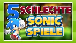 Meine Top 5 schlechtesten Sonic Spiele