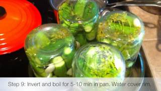 Homemade Dill Pickles