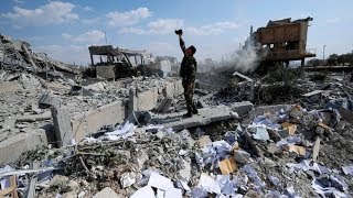 US, UK and France strike Syria with missile attack | ITV News