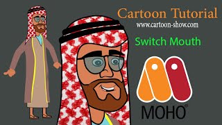 How to draw in Moho Pro 13 #7 Cartoon tutorial