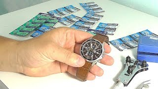 Замена батарейки и обнуление хронографа на часах CASIO EDIFICE