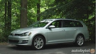 2015 Volkswagen Golf SportWagen TDI Test Drive Video Review