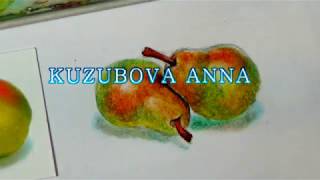 РИСУЕМ ГРУШИ АКВАРЕЛЬЮ/РЕАЛИСТИЧНЫЕ ГРУШИ/РИСУЕМ АКВАРЕЛЬЮ/ФРУКТЫ/