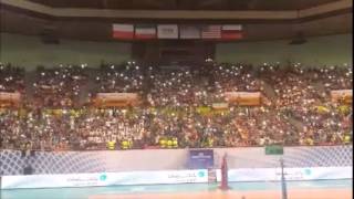 Dramatic atmosphere at Azadi by playing "Ey Iran"