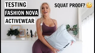 FASHION NOVA ACTIVEWEAR TRY ON HAUL & TEST! / I'm shocked...