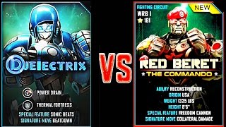Real Steel WRB DJ ELECTRIX VS RED BERET NEW Robot updating (Живая Сталь)