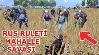 40 KİŞİLİK MAHALLE SAVAŞI VE RUS RULETİ(PUBG Mobile Komik,Eğlenceli Anlar ve Sesli Konuşma)