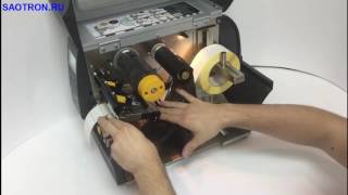 Промышленный термонтрансферный принтер Zebra ZT-410 на www.saotron.ru