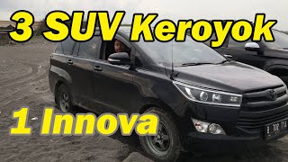 Fortuner, Innova reborn, Pajero offroad di Pantai Parangtritis