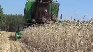 Żniwa 2014 ! John Deere 1075 i 6115 R w akcji !!!