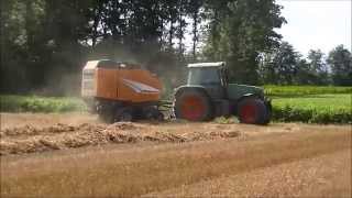 Pressatura Paglia 2014. Fendt 712 Vario + Gallignani GA V9 B