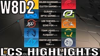 LCS Highlights ALL GAMES Week 8 Day 2 Spring 2019 League of Legends NALCS