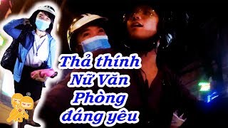 Xe Ôm Vlog - Thả thính chị khách NỮ VĂN PHÒNG đang yêu...!!!