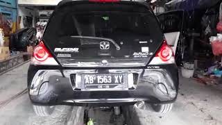 Knalpot Honda Brio Suara Kering Alpino Exhaust