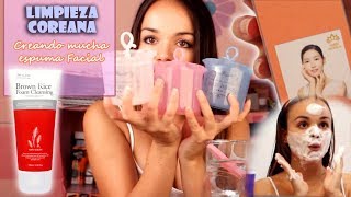 Gel Espumoso de Limpieza facial Coreana 3W CLINIC Brown Rice Foam Cleansing