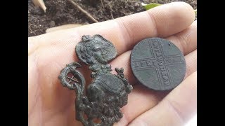 Коп 17/33.СУПЕР СОХРАН!!!КРЕСТОВОЙ ПЯТАК ЕКАТЕРИНЫ I!!!МЕЧТА ЛЮБОГО КЛАДОИСКАТЕЛЯ!!!