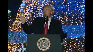 MUST WATCH: President Donald Trump gives AMAZING Speech after Lighting the National Christmas Tree