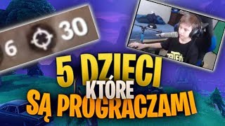 5 NAJLEPSZYCH DZIECI - PROPLAYERÓW FORTNITE NA ŚWIECIE - LEPSI OD NINJY?