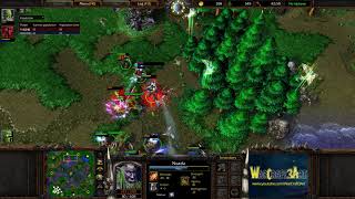 Moon(NE) vs Pingge(ORC) - WarCraft 3 Frozen Throne - RN3930