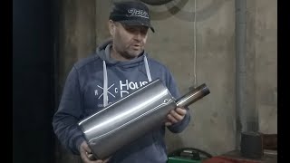 Делаем прямоточный глушитель. Проще сложно придумать.