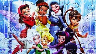 Disney FAIRIES Puzzle Games Rompecabezas Ravensburger Play Set De Kids Learning Toys