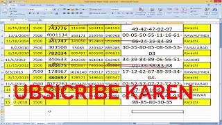 Prizebond guess paper bond 1500 karachi 15-02-2018