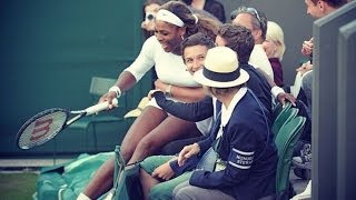 Fognini Fined -- Novak's Show of Generosity -- Serena Takes a Front Row Seat