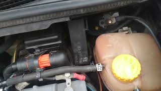 Нет напряжения на свечах накала Opel Zafira a