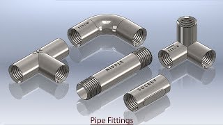 Pipe Fittings SolidWorks Tutorial