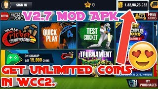 Wcc2 latest version (2.7) mod APK || everything unlocked and unlimited coins || 2018
