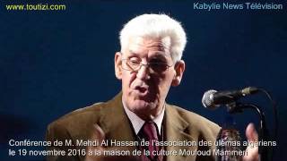 Mehdi Al Hassani de l'association des oulémas: c'est l'islam qui a été toujours visé