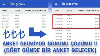 Google Ödüllü Anketler , Anket Gelmiyor Sorunu Çözümü - (Google Play Kredisi Kazanın)