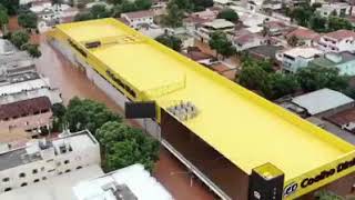 ILHA DOS ARAUJOS É TOMADA PELO RIO DOCE EM GV
