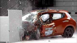 Краш-тест Hyundai Solaris(Accent); Nissan Juke; Nissan Leaf; Audi A4; Chrysler Town&Country