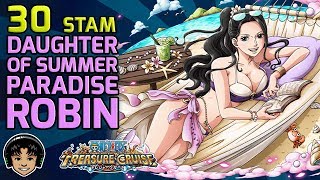 Walkthrough for Daughter of Summer Paradise Robin 30 Stamina Fortnight! [One Piece Treasure Cruise]