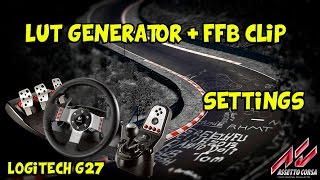 [VIDEOTUTORIAL] CONFIGURA TU FFB EN ASSETTO CORSA - LUT GENERATOR + FFB CLIP