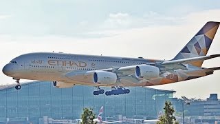 London Heathrow 3 HOURS of Spotting - 230 Airplanes! Only Heavies!
