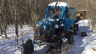 Трактор Беларусь юмз-6Л c прицепом (продаётся на авито)