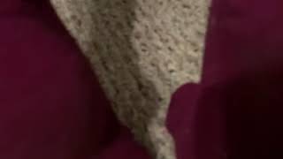 Teen girl socks up close