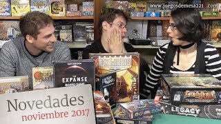Novedades Juegos de Mesa Noviembre 2017 - Juegos de mesa 221B