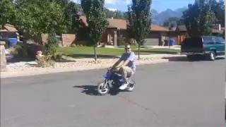 Review: Yamaha PW50 mini-motorcycle - street riding