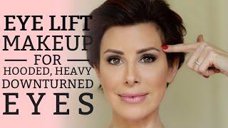 “Eye Lift” Makeup for Hooded, Heavy or Downturned Eyes | Dominique Sachse