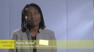 Auma Obama at "Minds for Change"