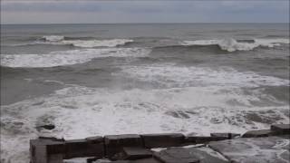 Шторм и смерч в черном море Сочи Адлер