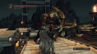 Dark Souls II Scholar of the First Sin - Замок Дранглик, Босс Зеркальный рыцарь [15]