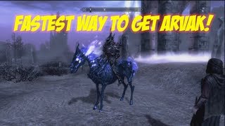 DawnGuard - How to get the new undead horse in Dawnguard - How to get arvak - Unique Dawnguard Horse